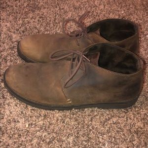 Dress shoes or casual wear.